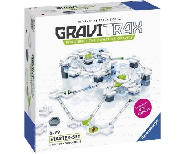 Marble Run & STEM Toy for Boys & Girls Age 8 & Up Ravensburger GraviTrax XXL Starter Set Marble Run and STEM Toy for Boys and Girls Age 8 and Up & Gravitrax Scoop Accessory 