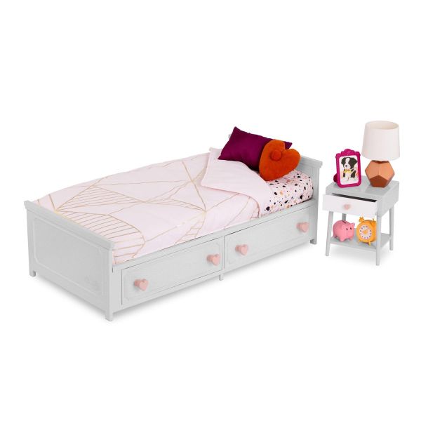 Our Generation Goodnight Glow Bedroom 46cm Doll Set