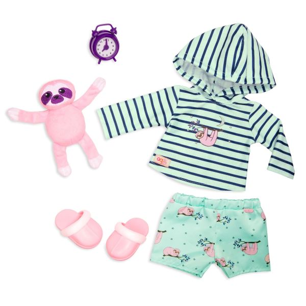 Our Generation Sleepy Sloth 46cm Doll Outfit