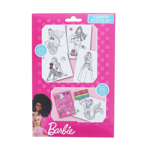 Barbie A5 Fashion Poster Set