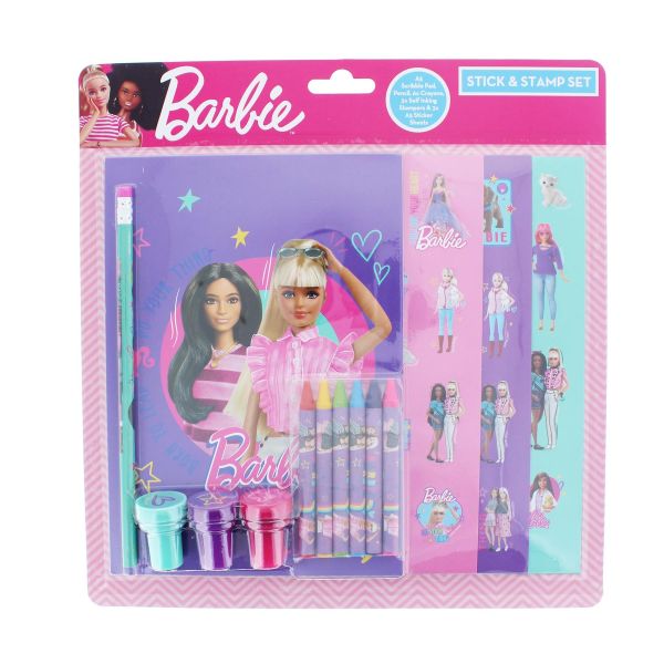 Barbie Stick &amp; Stamp Set