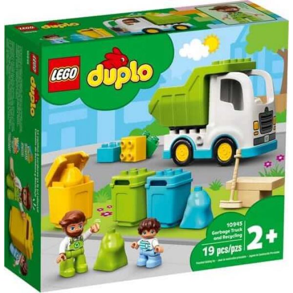 Lego Duplo Garbage Truck and Recycling 10945