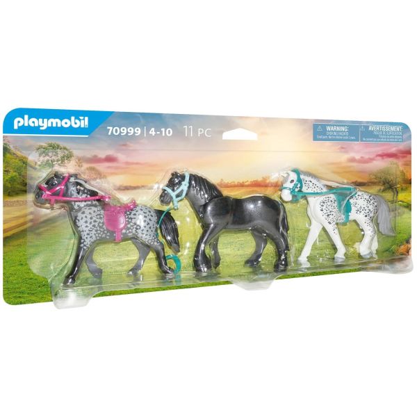 Playmobil Country Pony Farm Horse Trio 70999