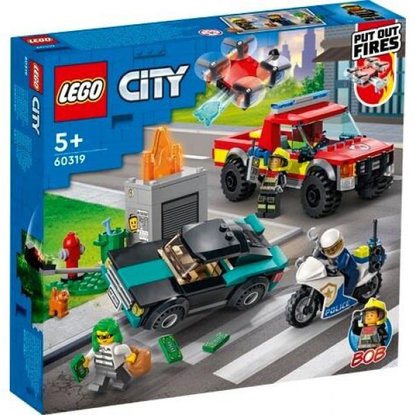 Lego City Fire Rescue &amp; Police Chase 60319
