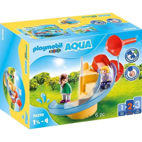 Playmobil 1.2.3 AQUA Water Slide 70270