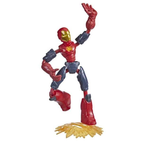 Avengers Bend and Flex Fire Missions Iron Man 6&quot; Figure