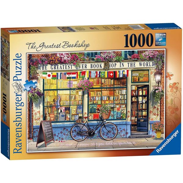 Ravensburger The Greatest Bookshop 1000 Piece Puzzle