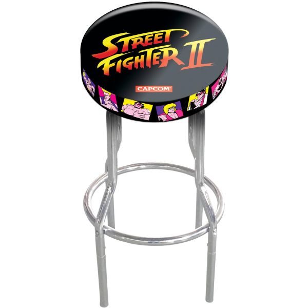Arcade1Up Capcom Legacy Street Fighter Adjustable Stool