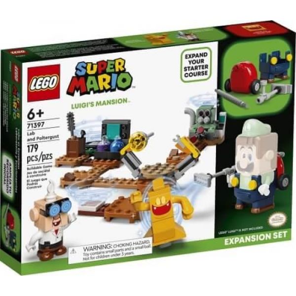 Lego Super Mario Luigi&#039;s Mansion Lab Poltergust Expansion Set 71397