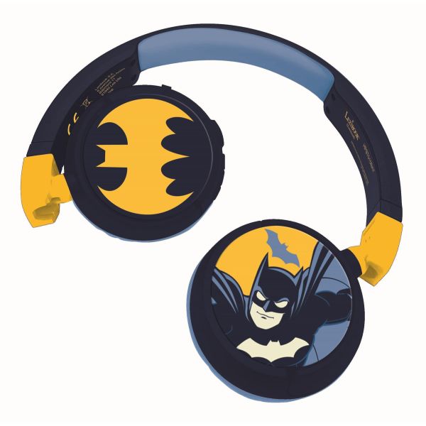 Batman 2 in 1 Bluetooth Headphones