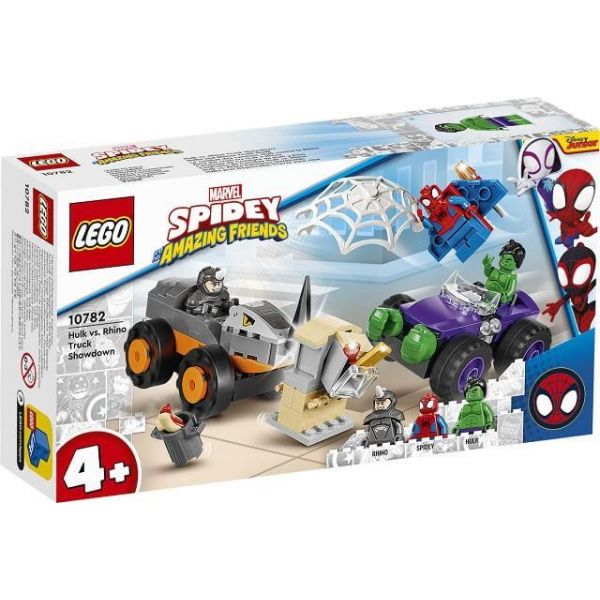 Lego Marvel Hulk Vs. Rhino Truck Showdown 10782