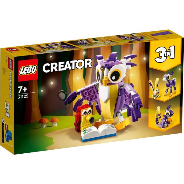 Lego Creator Fantasy Forest Creatures 3in1 Set 31125