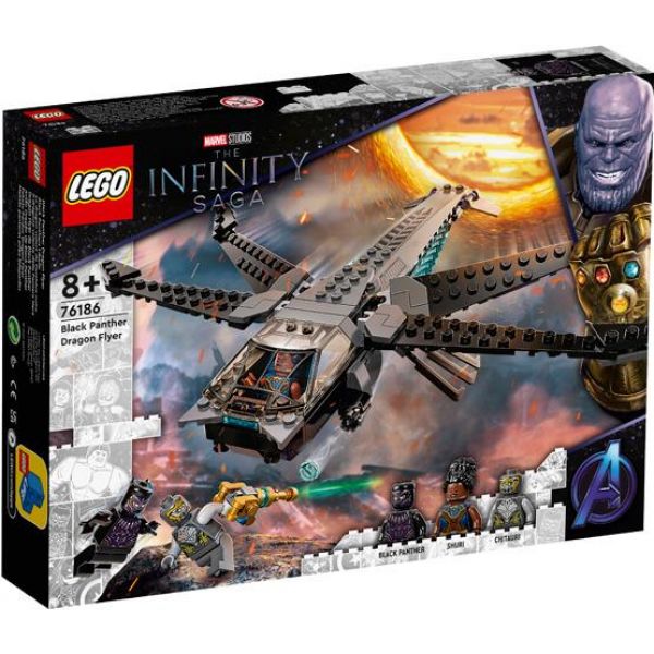 Lego Marvel The Infinity Saga Black Panther Dragon Flyer 76186
