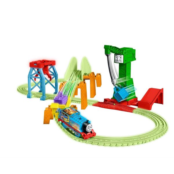 Thomas &amp; Friends Trackmaster Hyper Glow Night Delivery Playset