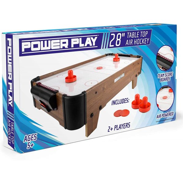 Power Play 28&quot; Air Hockey Table Top Game