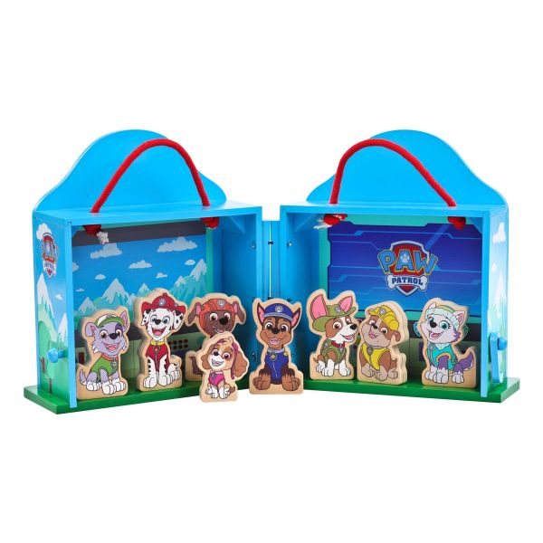Paw Patrol Wooden Carry Along Case