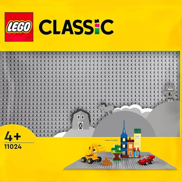 Lego Classic Grey Building Baseplate 11024