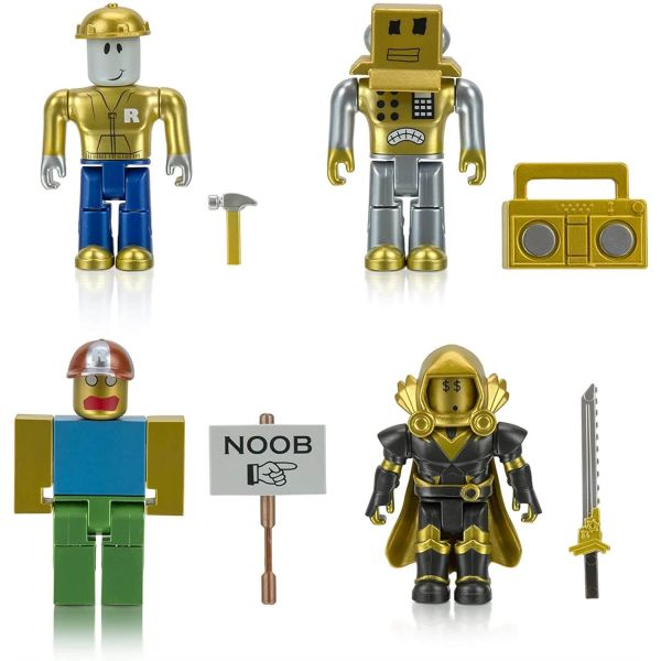 Roblox Four Action Figure Anniversary Gold Collector&#039;s Set