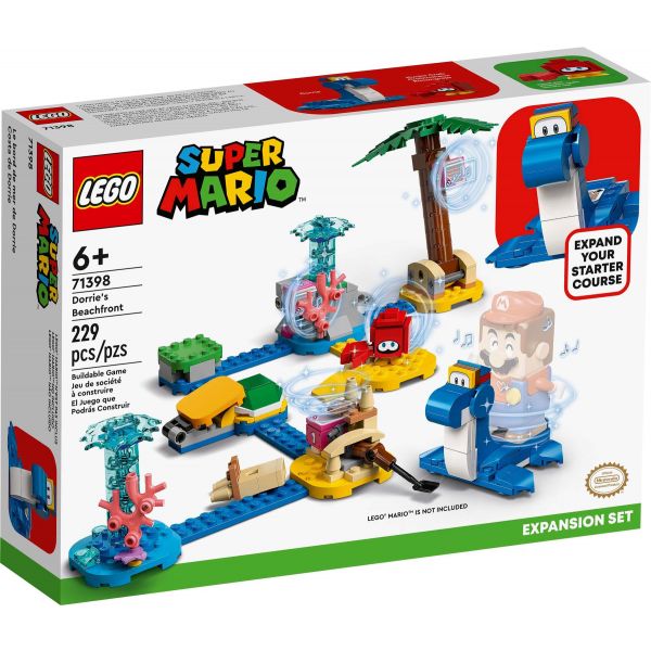 Lego Super Mario Dorrie&#039;s Beachfront Expansion Set 71398