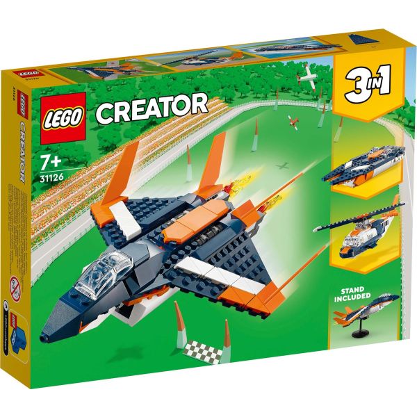 Lego Creator Supersonic-jet 3in1 Set 31126