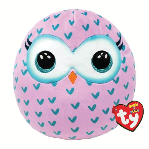 TY Squish-A-Boo 14&quot; Winks the Owl Plush