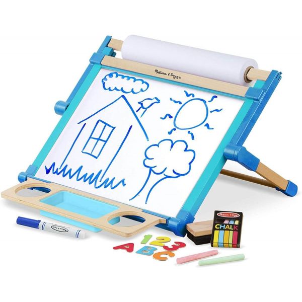 Melissa &amp; Doug Wooden Double-Sided Tabletop Easel