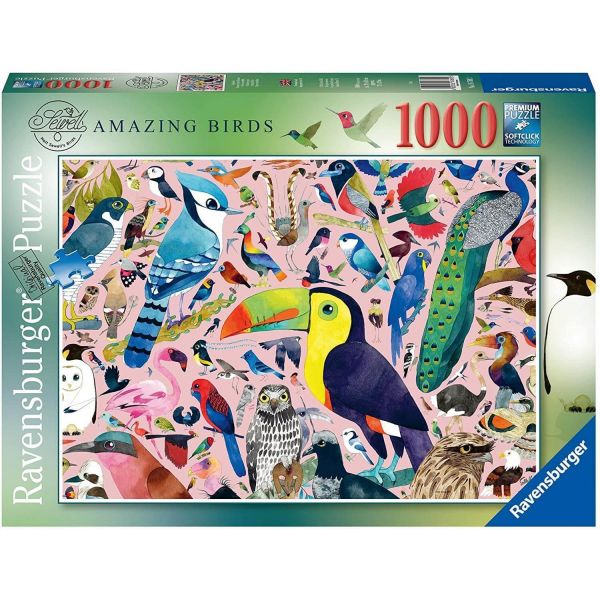 Ravensburger Matt Sewell&#039;s Amazing Birds 1000 Piece Puzzle
