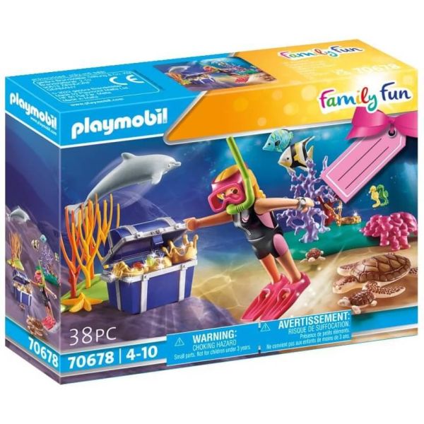 Playmobil Family Fun Treasure Diver Gift Set 70678