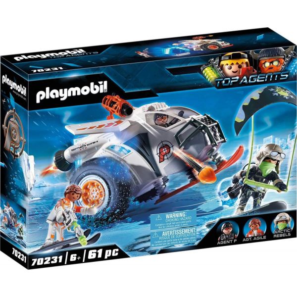 Playmobil Top Agents V Spy Team Snow Glider 70231