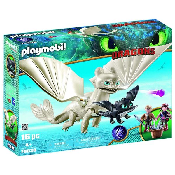 Playmobil Dreamworks Dragons Lightfury With Baby 70038