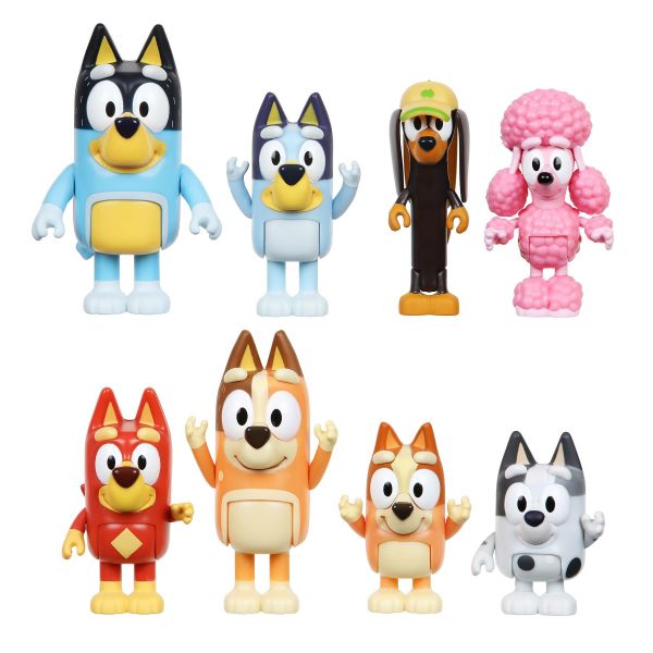 Bluey Family &amp; Friends Figure Pack