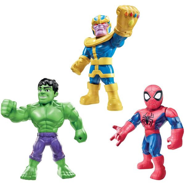 Marvel Super Hero Adventures Mega Mighties Figures 3 Pack