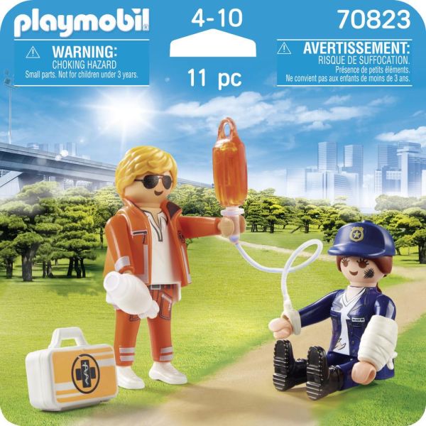 Playmobil DuoPack Doctor and Police Officer 70823