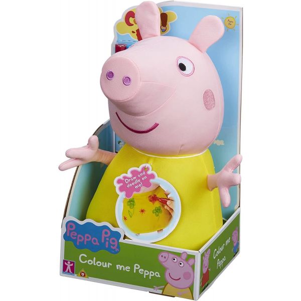 Peppa Pig Colour me 30cm Peppa Plush
