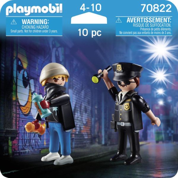 Playmobil DuoPack Policeman and Street Artist 70822