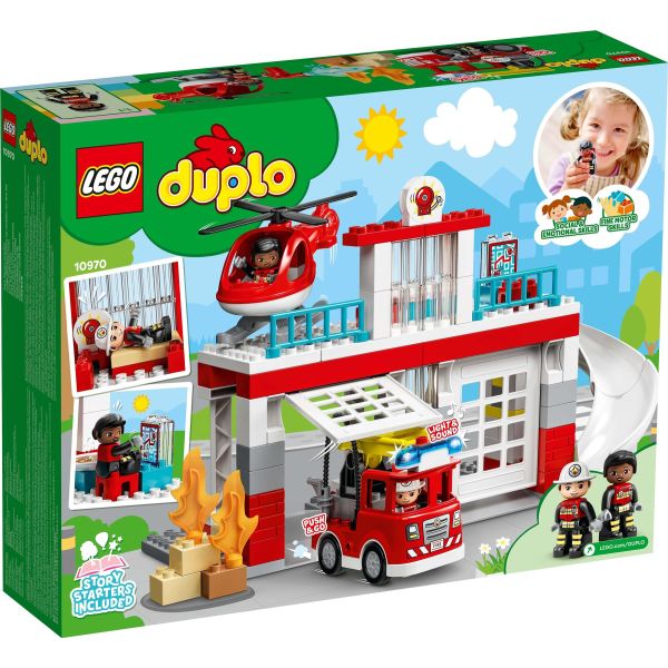 Lego Duplo Rescue Fire Station &amp; Helicopter 10970