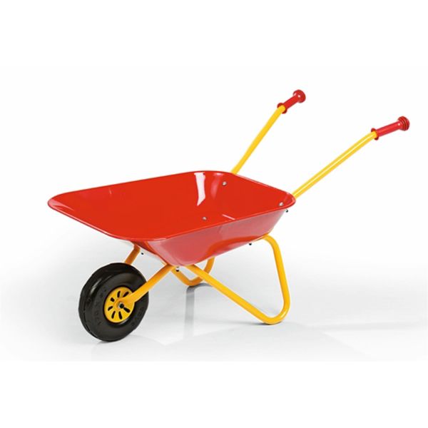 Rolly Toys Child&#039;s Metal Wheelbarrow - Red