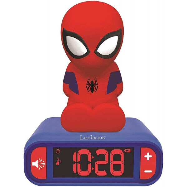 Spiderman Night Light Alarm Clock