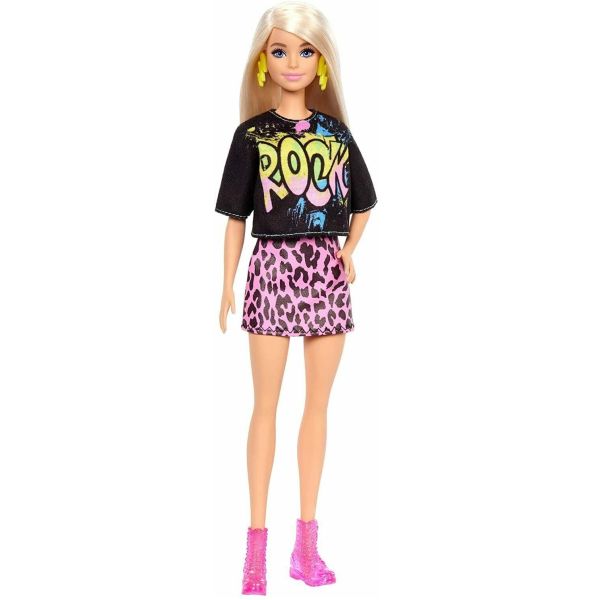 Barbie Fashionista Doll Rock Tee/Skirt Figure