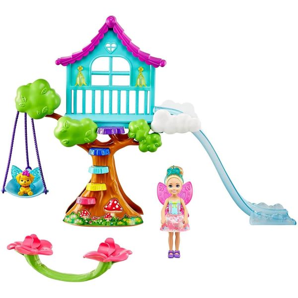 Barbie Dreamtopia Chelsea Fairytale Treehouse Doll Playset