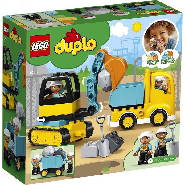 Lego Duplo Truck &amp; Tracked Excavator 10931