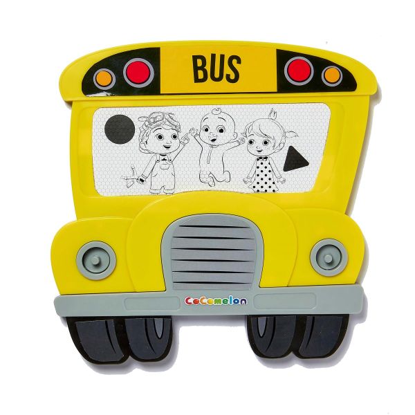 Cocomelon Bus Shaped Magnetic Scribbler