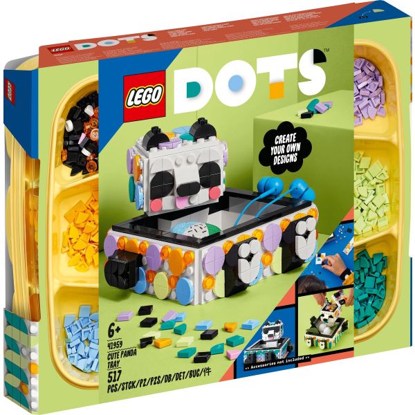 Lego Dots Cute Panda Tray 41959
