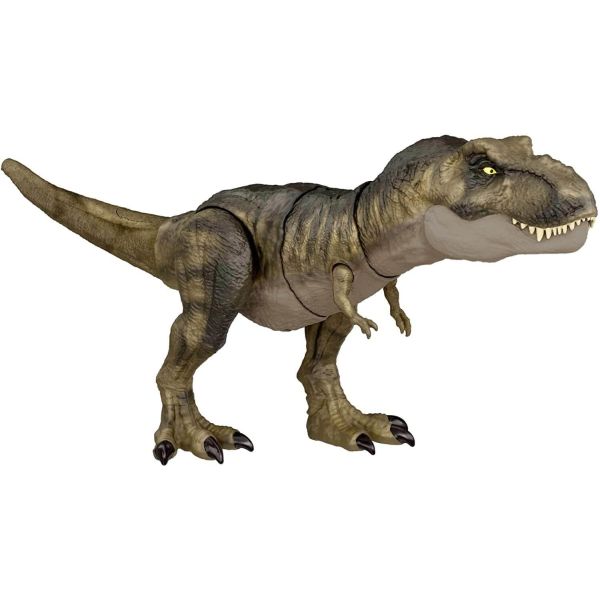 Jurrassic World Dominion: Thrash &#039;N Devour Tyrannosaurus Rex Dinosaur Figure