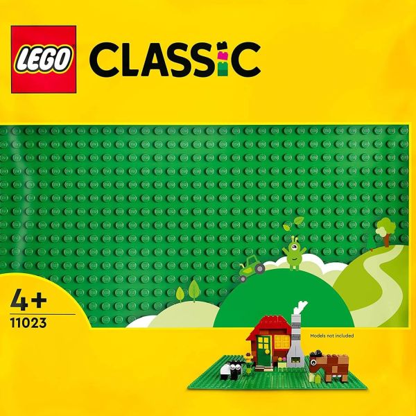 Lego Classic Green Building Baseplate 11023