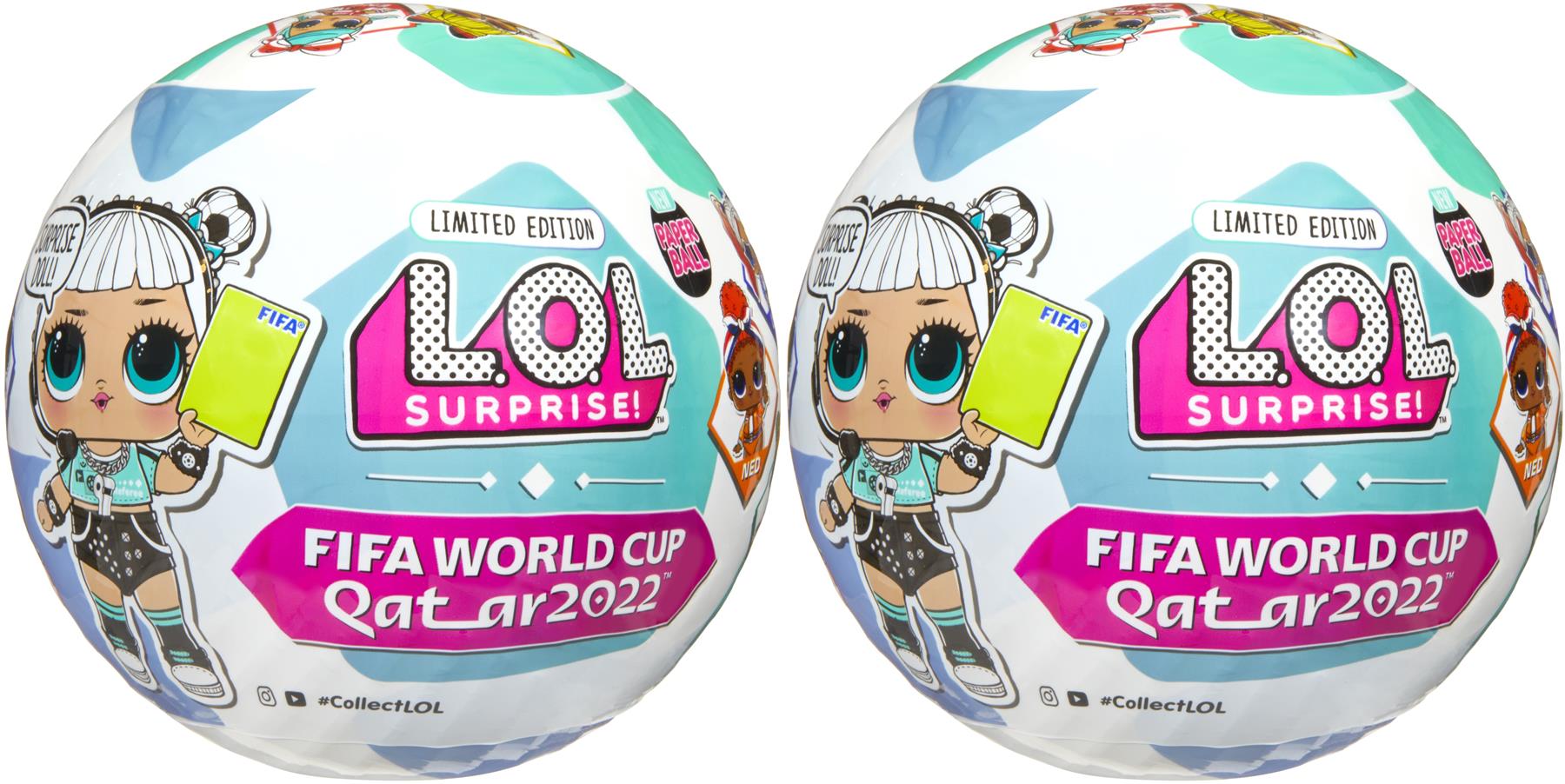 Buy L.O.L. Surprise! x Fifa World Cup Qatar 2022 Doll 2 Pack at BargainMax  | Free Delivery over £9.99 and Buy Now, Pay Later with Klarna, ClearPay &  Laybuy